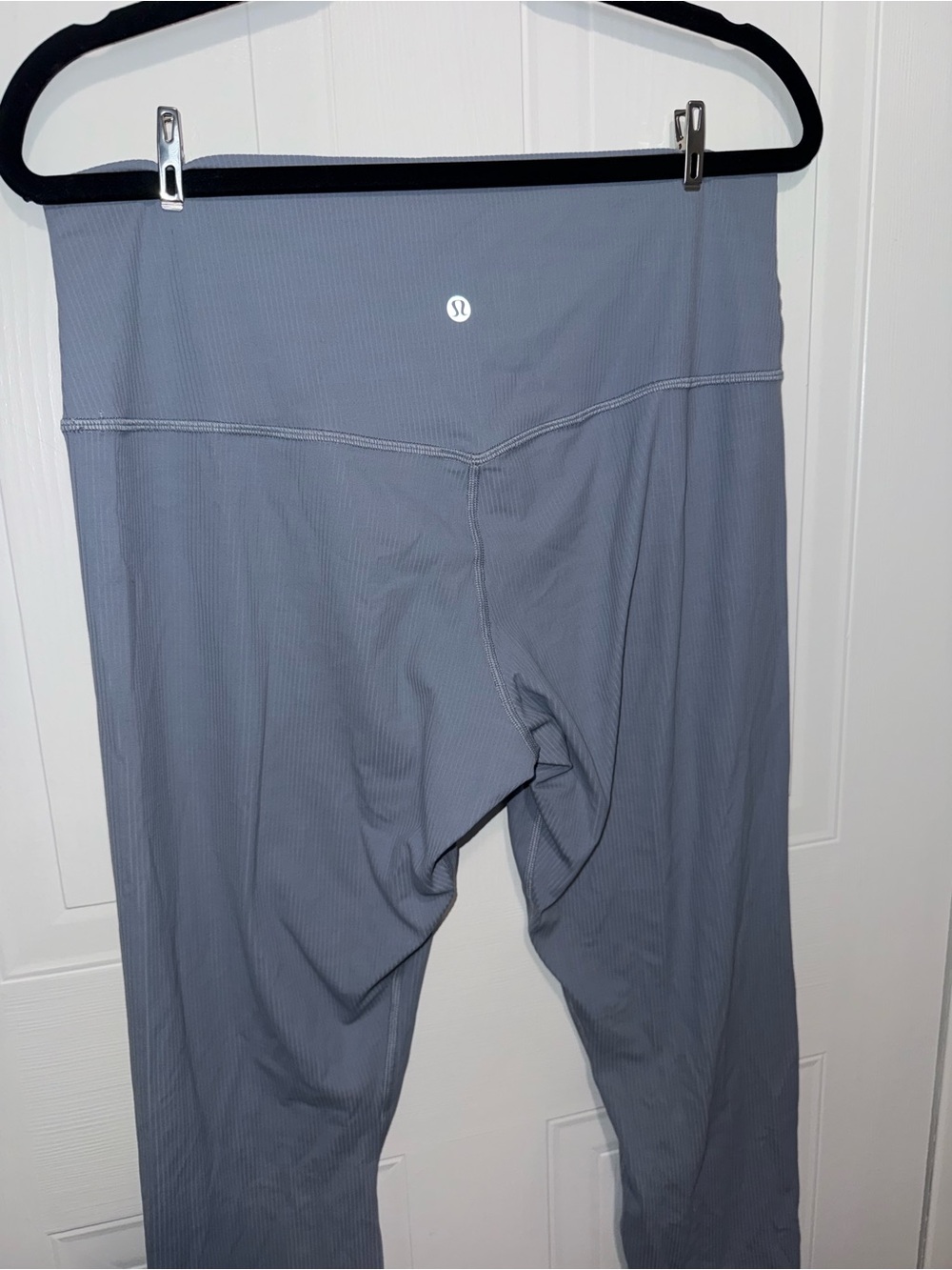lululemon athletica Light Gray Ribbed Leggings